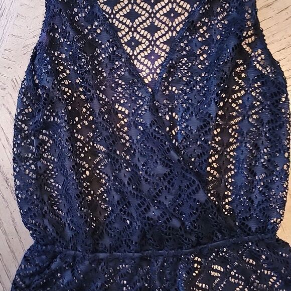 Black Swim suit cover jumpsuit size S 🖤 - Picture 3 of 5